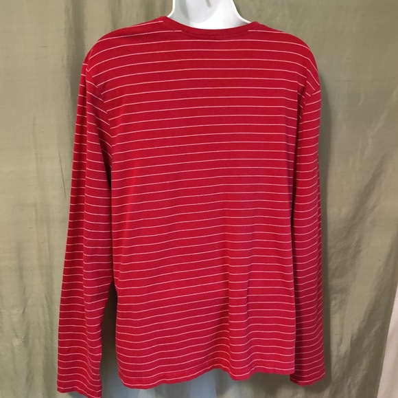 🗺️ MERONA V-neck Striped Casual Tunic Top - Picture 3 of 7